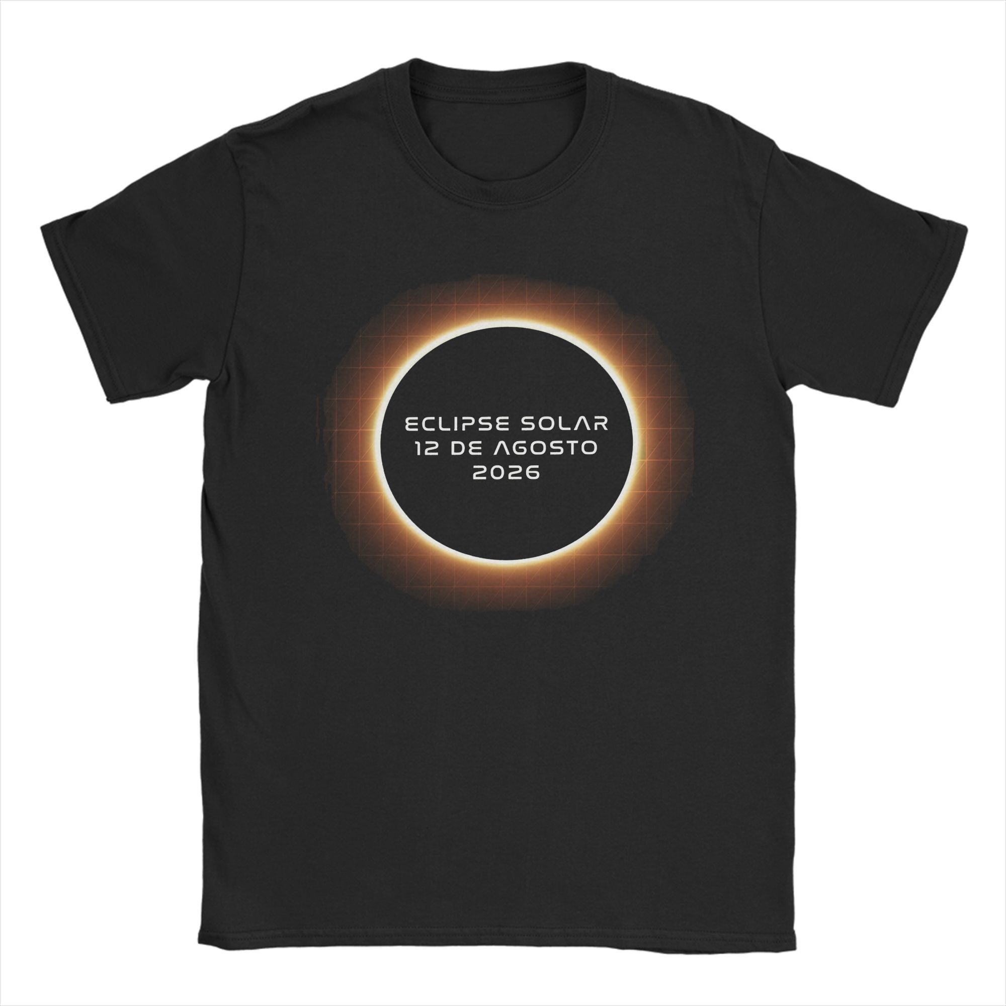 Summer Clothing In Spanish - Retro Solar eclipse 2026 - Spanish