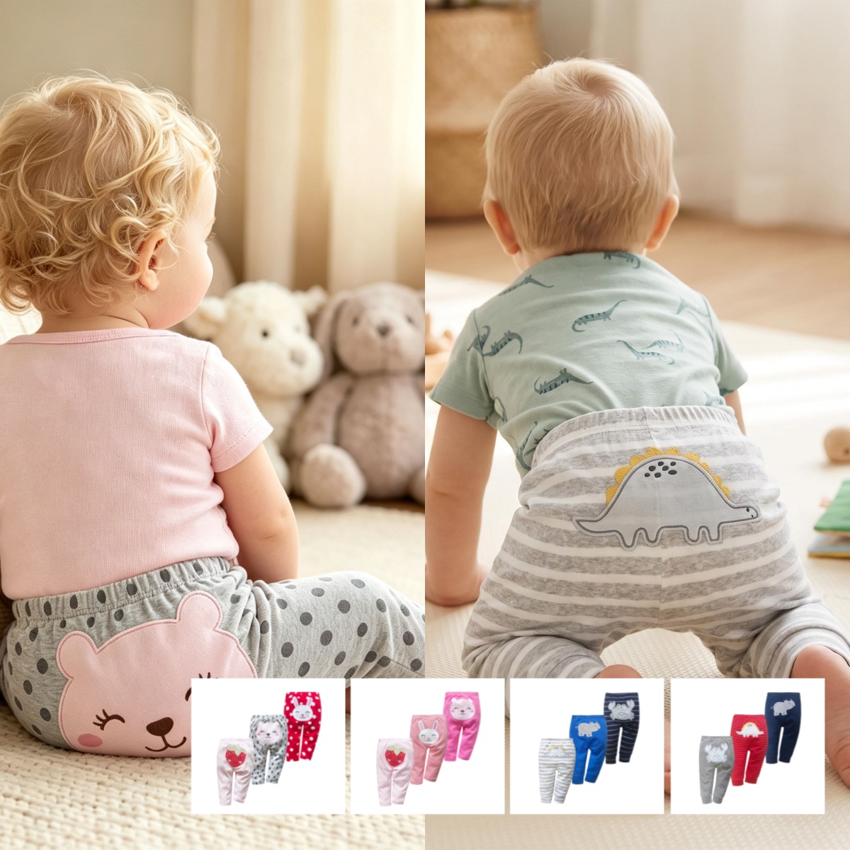 Summer Clothing Newborn - 3PCS Unisex Cotton Harem PP Pants