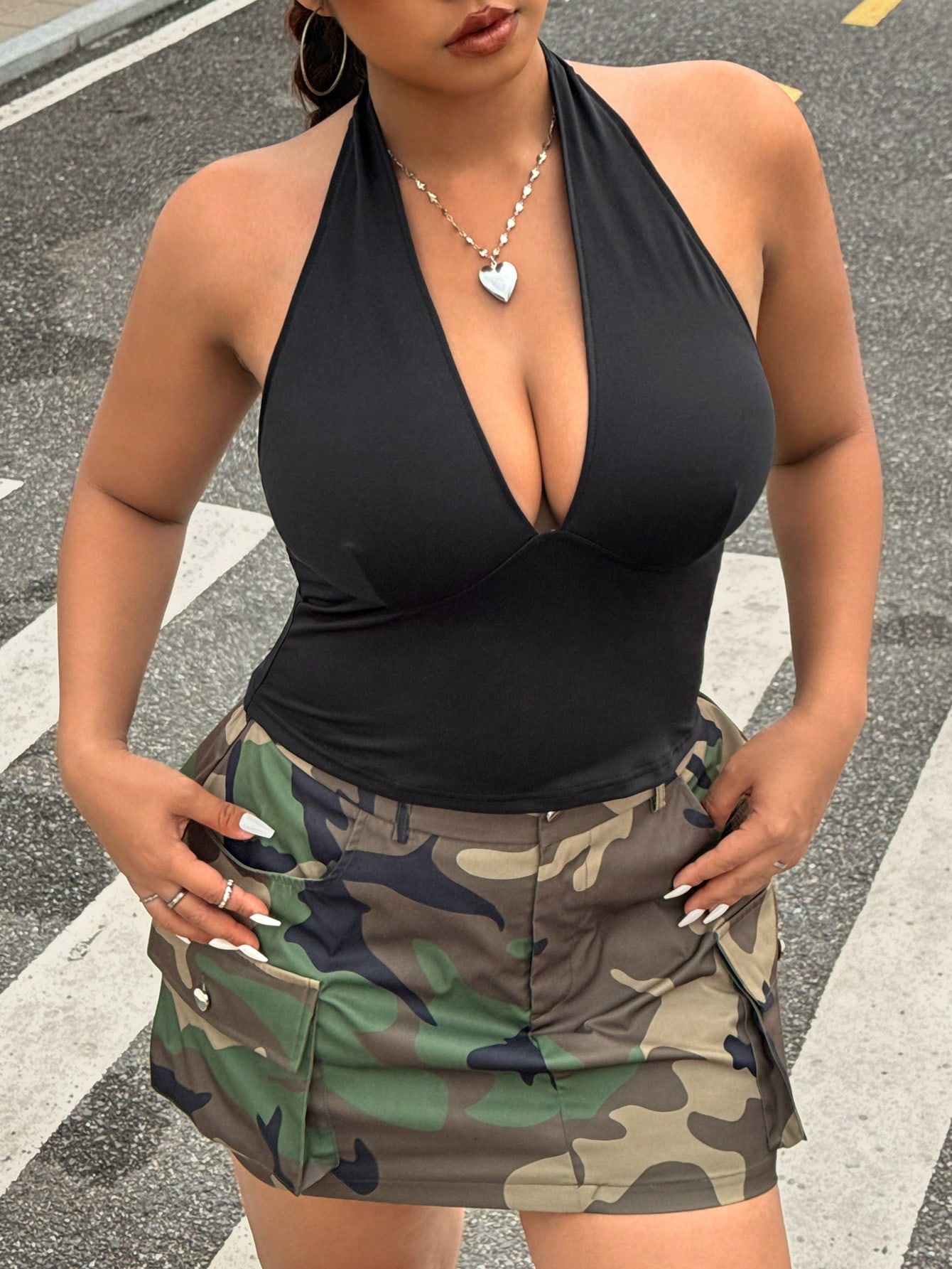 Summer Clothing Plus Size - New Fashion Solid Color Plus Size
