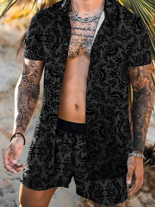Beach Shirt Hawaiian - 2026 New Men's Hawaiian Beach Print