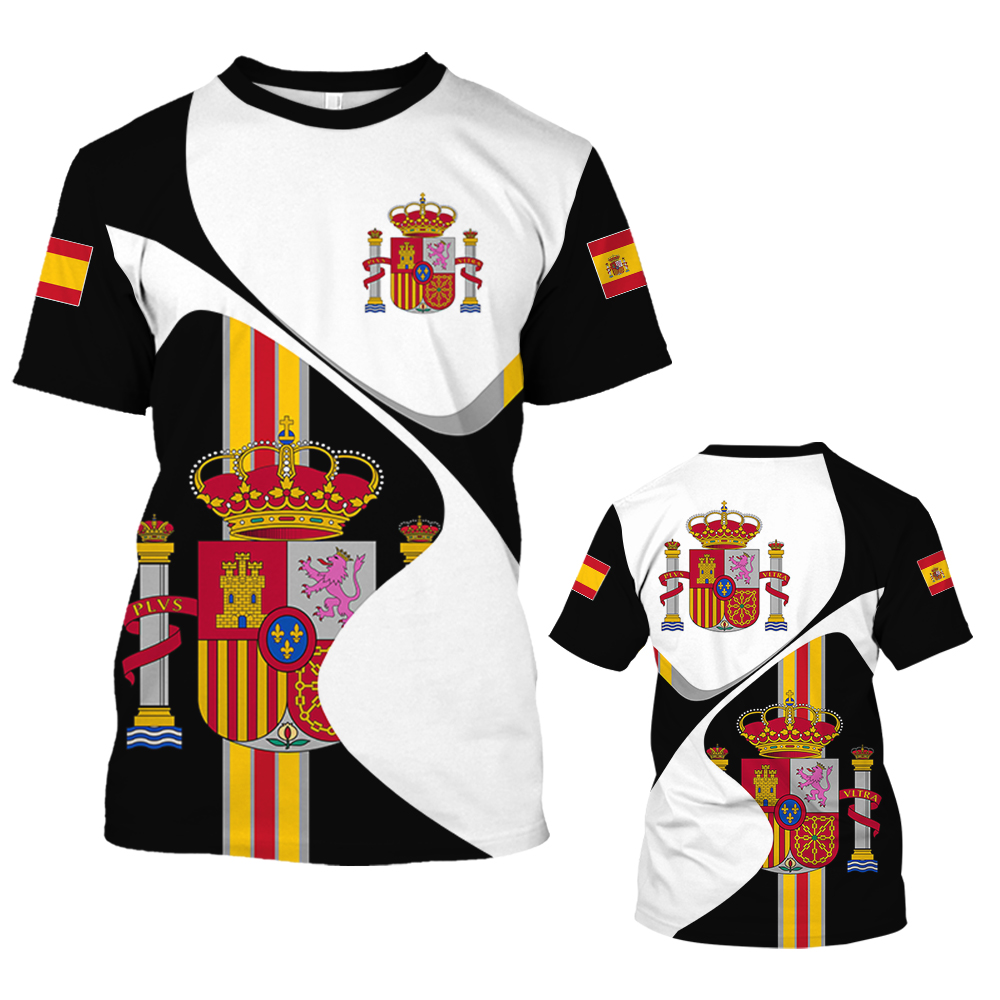 Summer Clothing In Spanish - Vintage Spain T-shirt For Men 3D