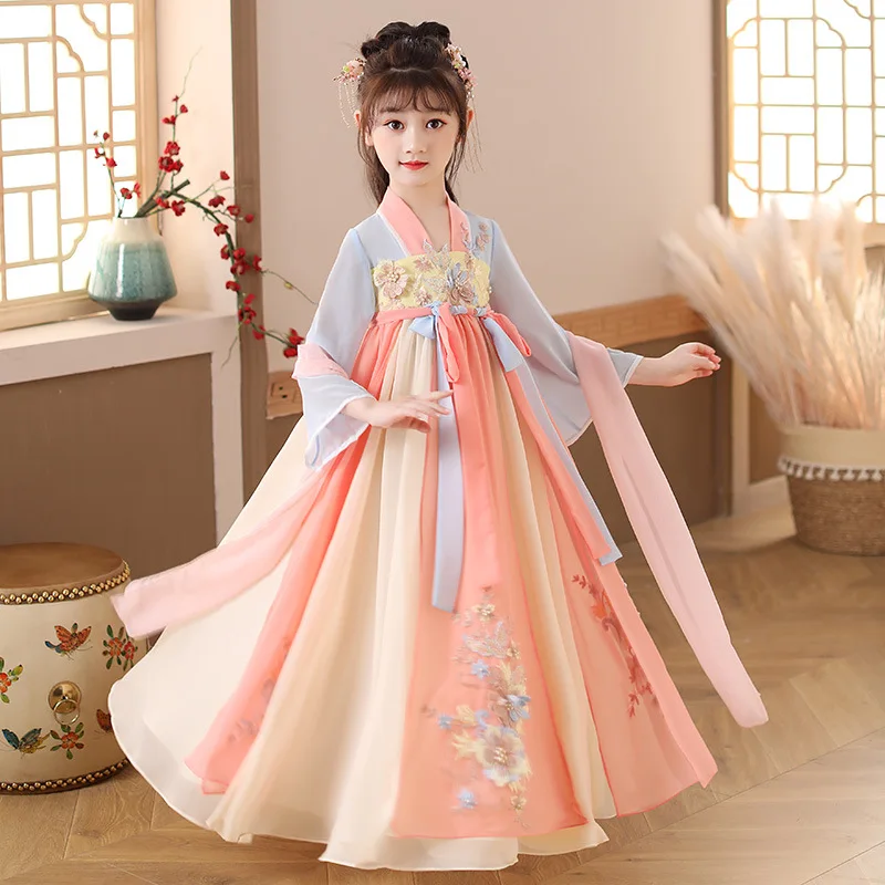 Summer Clothing Baby Girl - Summer Children Hanfu Dresses Princess Costume