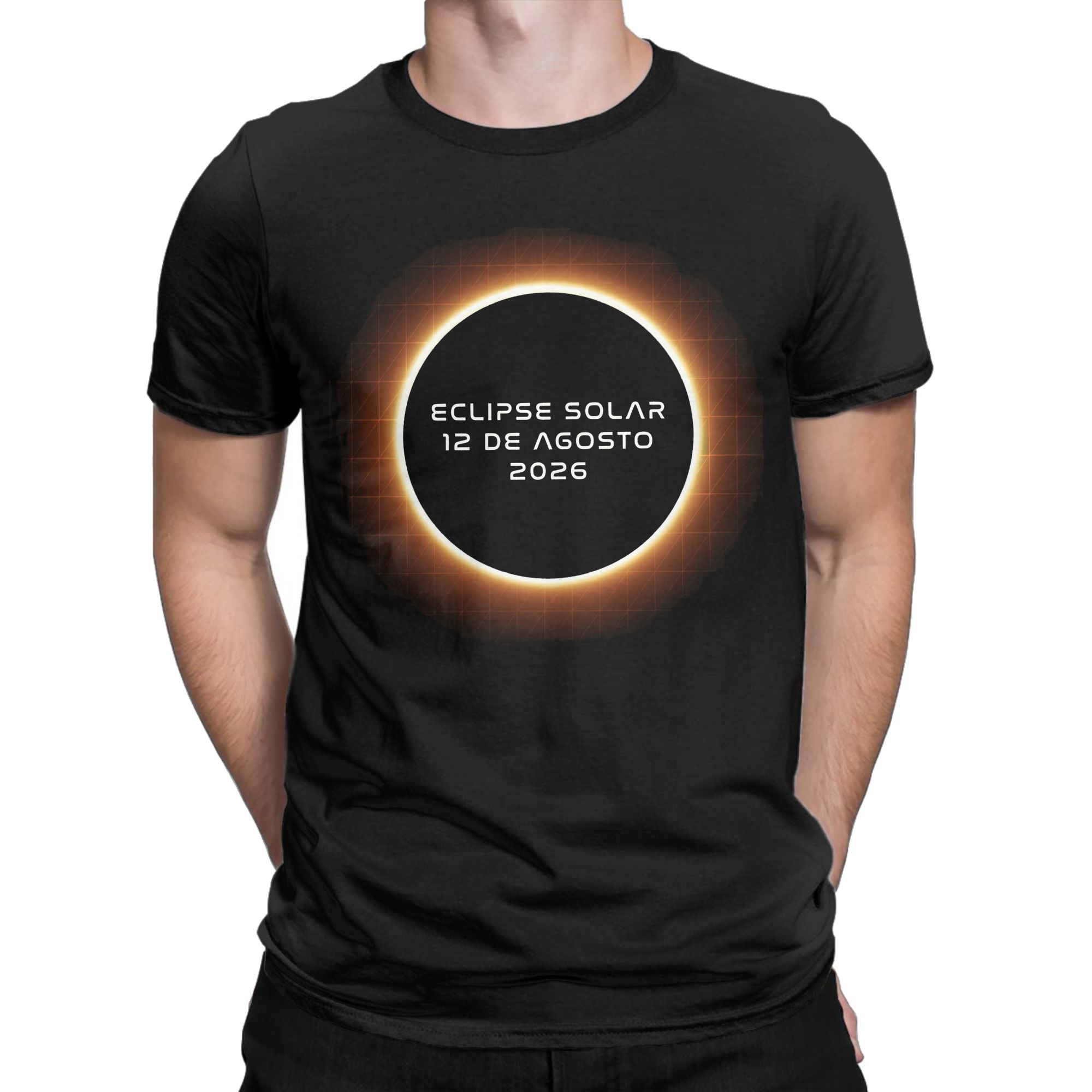 Retro Solar eclipse 2026 - Spa - Summer Clothing In Spanish 评论和价格