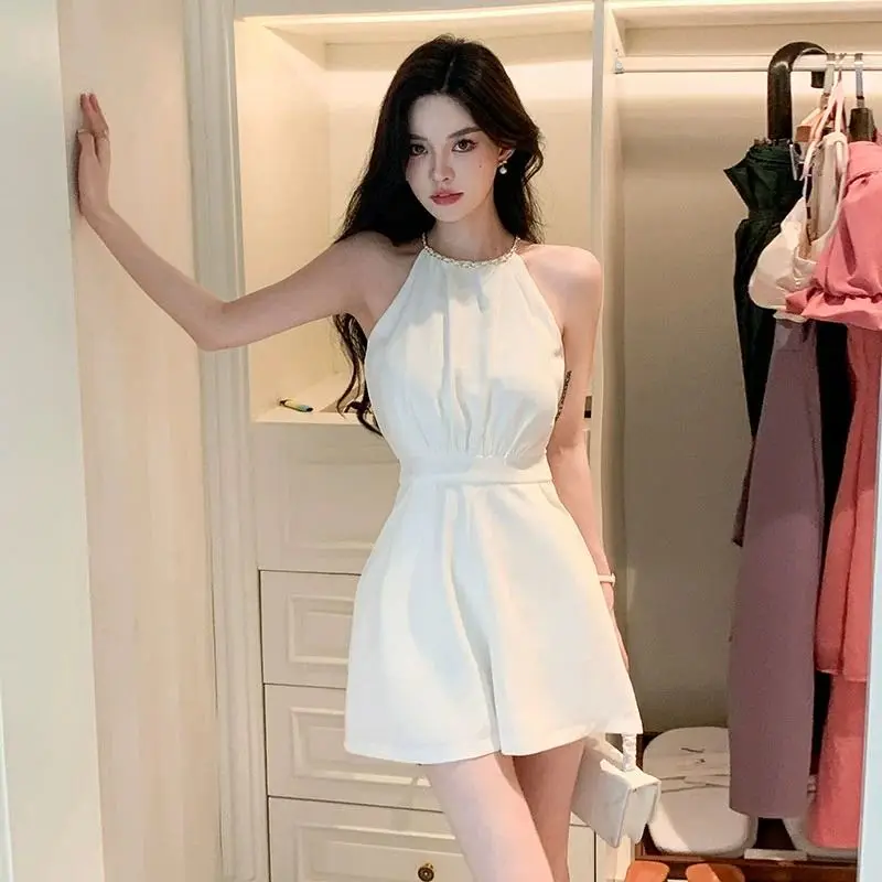 Cool White Woman Shorts Office - Summer Vacation Clothing Women 评论和价格