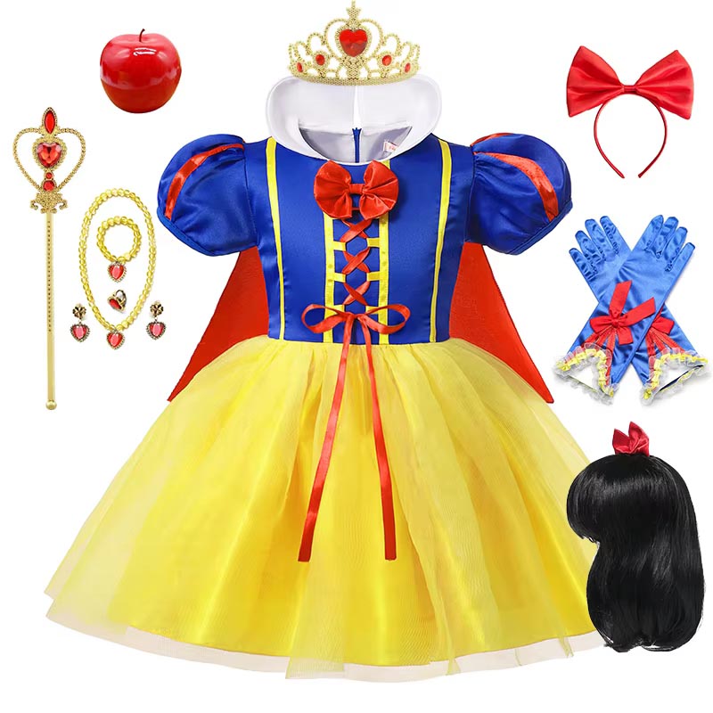 Snow White Princess Dress Kids - Summer Kids Clothing 评论和价格