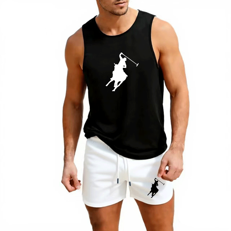 European Men Summer Vest and S - Summer Clothing Mens 评论和价格