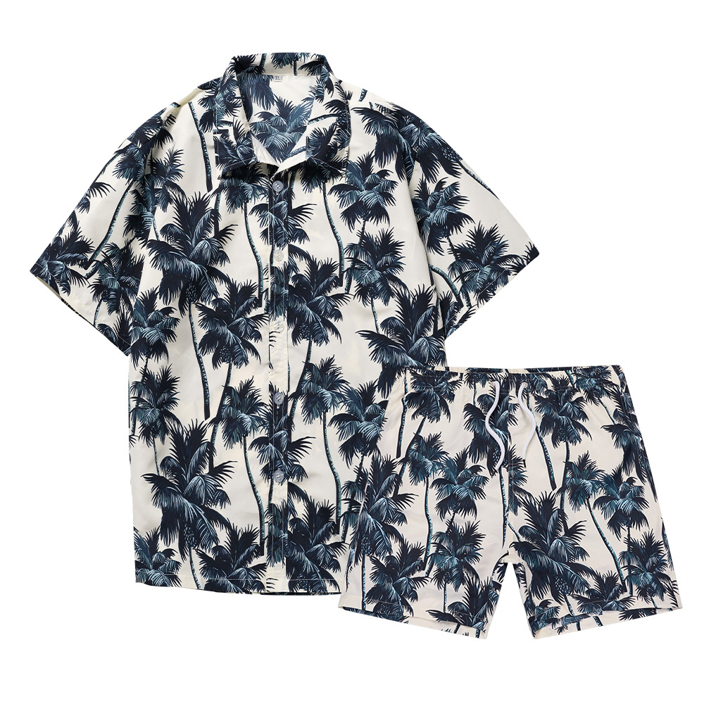 Hawaiian Coconut Tree 3D Print - Beach Shirt Hawaiian 评论和价格