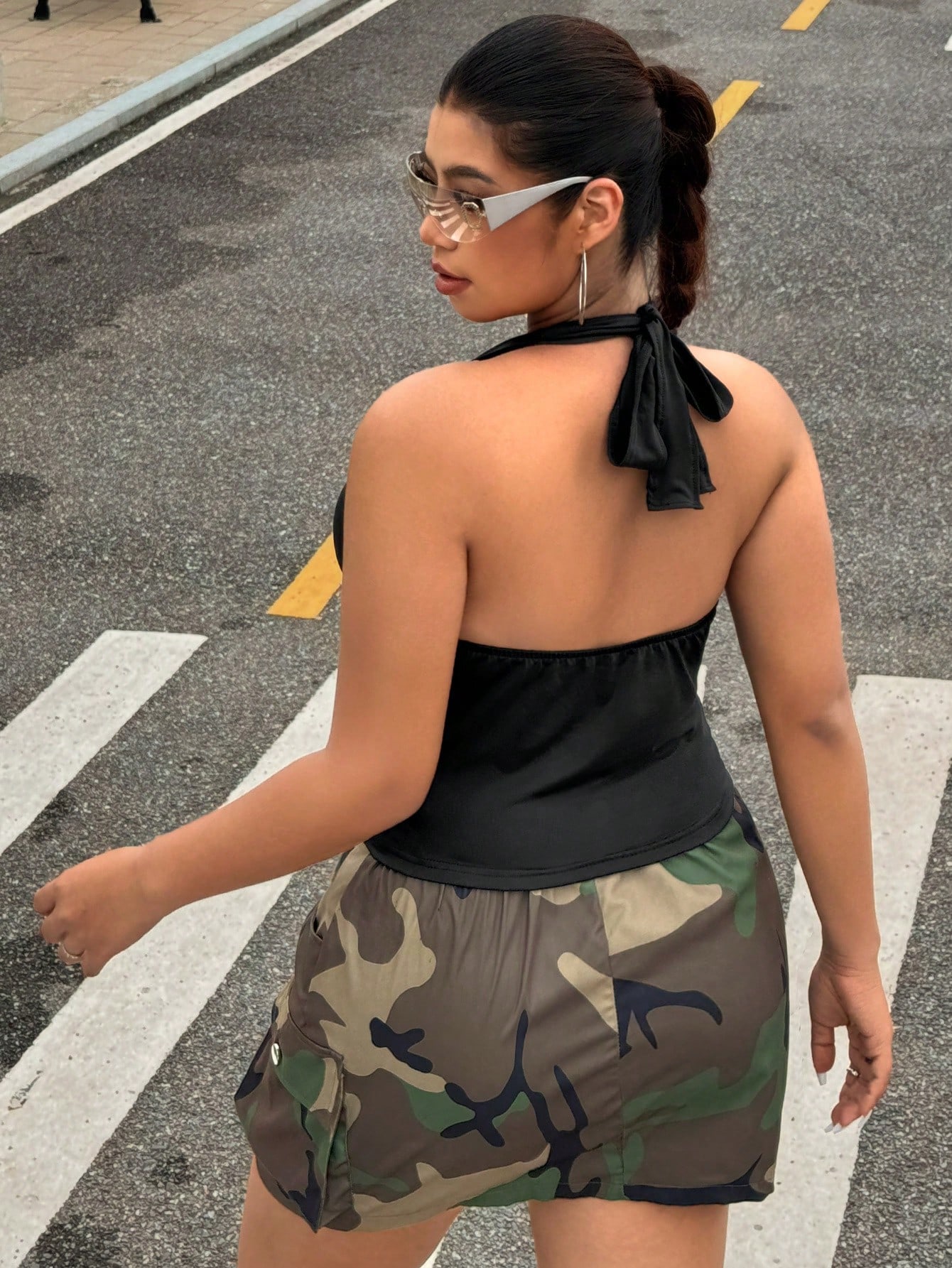 New Fashion Solid Color Plus S - Summer Clothing Plus Size 评论和价格
