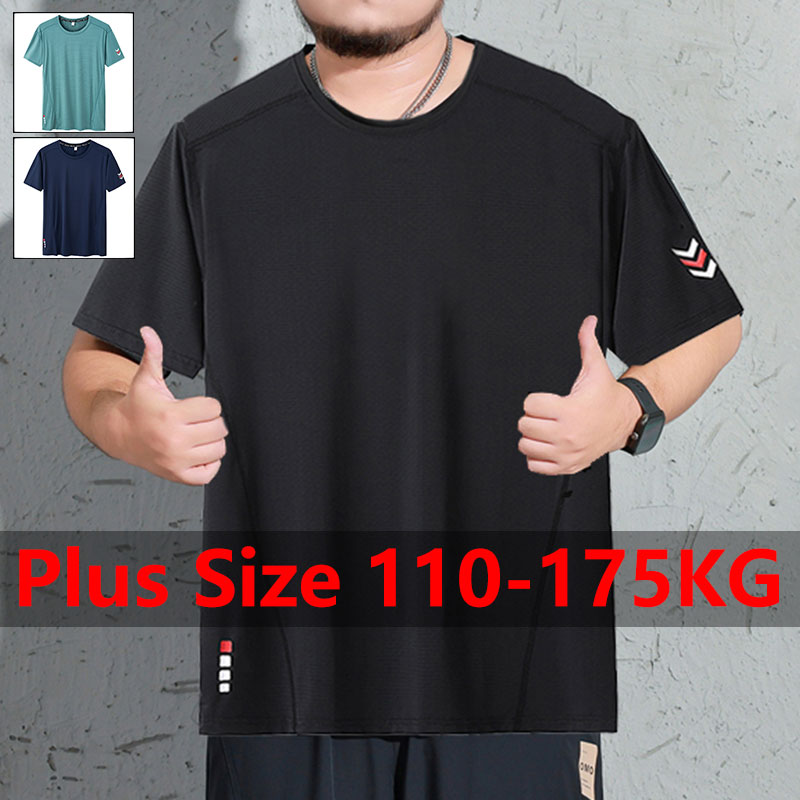 Men's Plus Size T-shirt 5XL 6X - Summer Clothing Plus Size 评论和价格