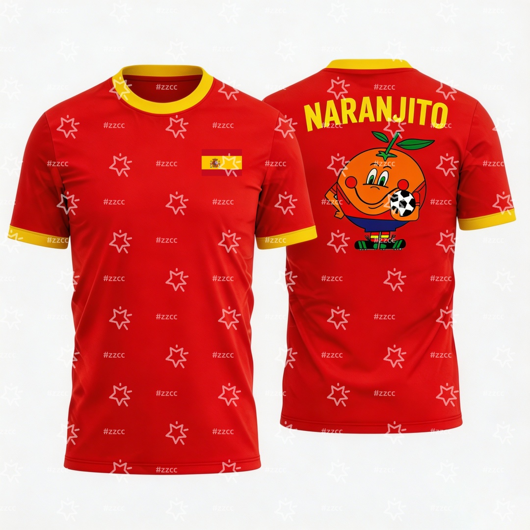 2026 Naranjito Graphic Footbal - Summer Clothing In Spanish 评论和价格