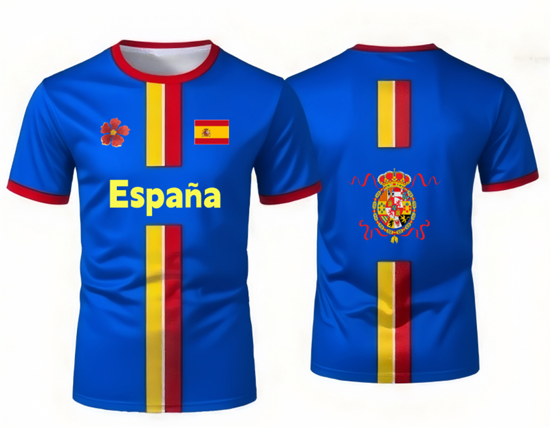2026 Spanish Football Jersey T - Summer Clothing In Spanish 评论和价格