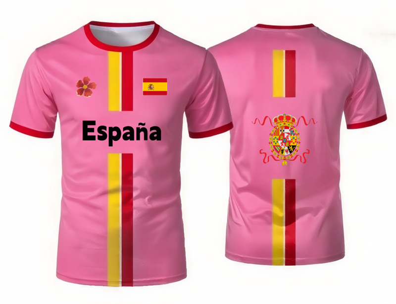 2026 Spanish Football Jersey T - Summer Clothing In Spanish 评论和价格