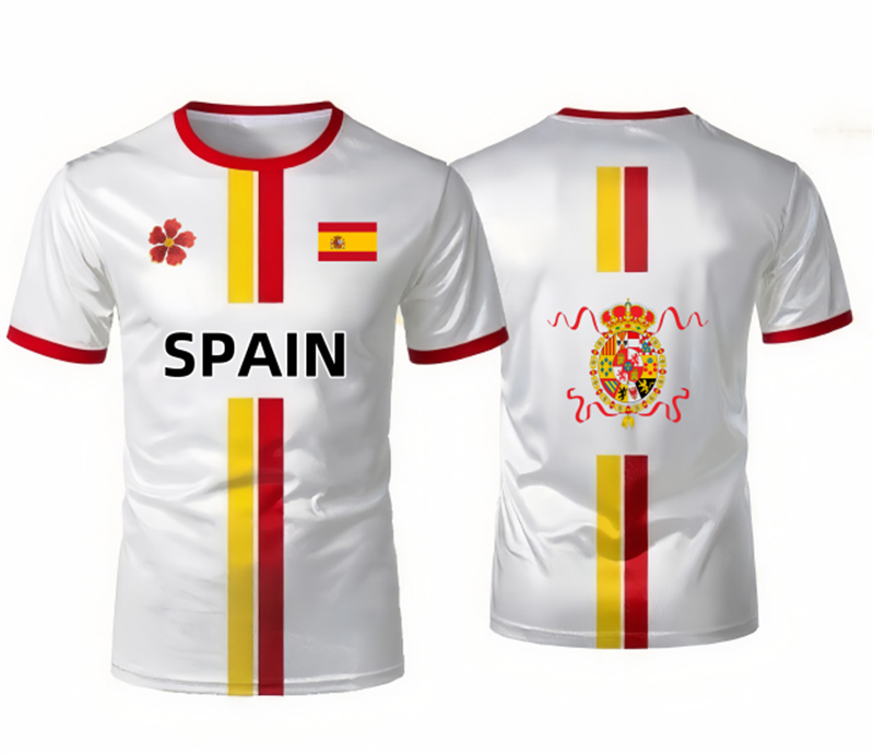 2026 Spanish Football Jersey T - Summer Clothing In Spanish 评论和价格