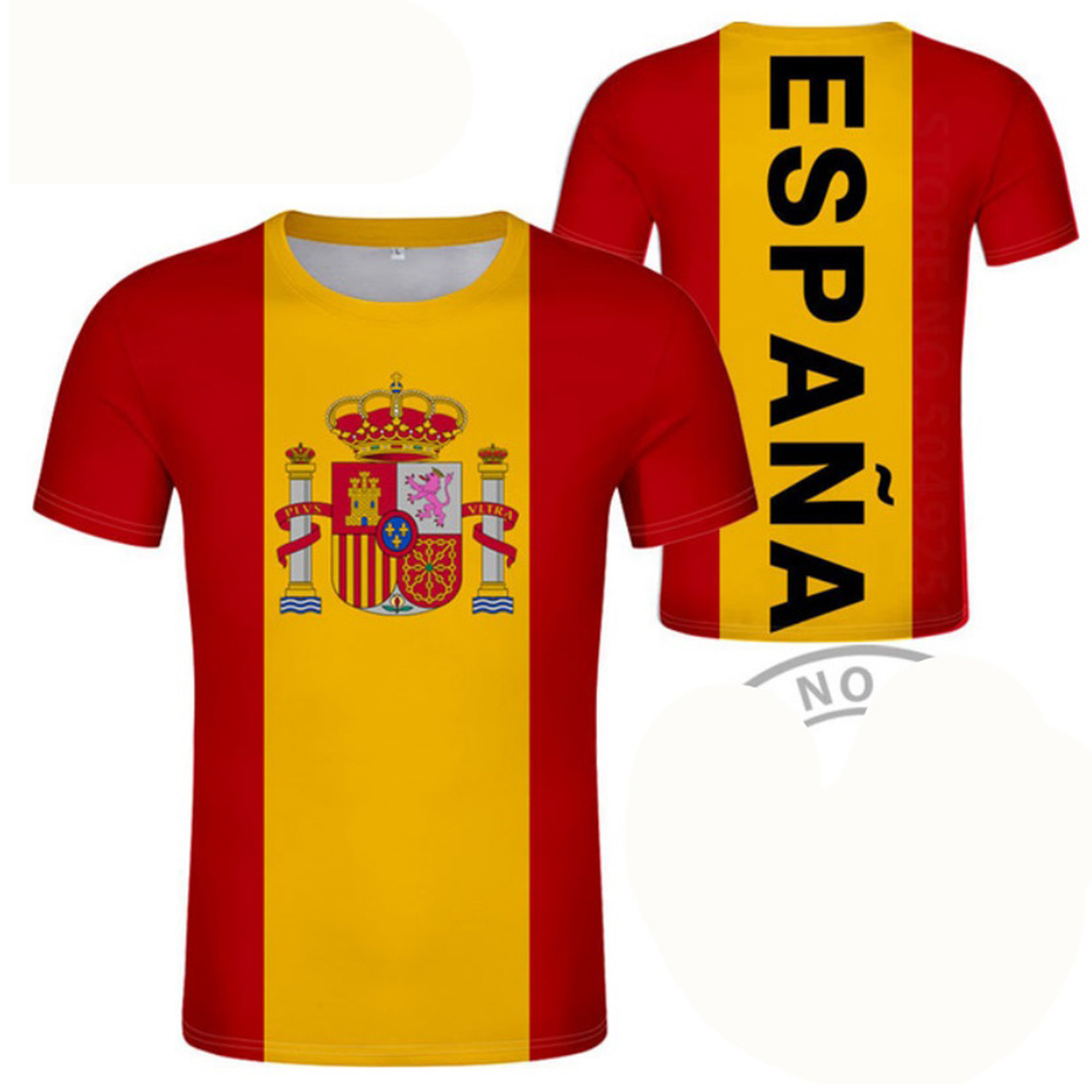 Spain Football Jersey 3D Proud - Summer Clothing In Spanish 评论和价格