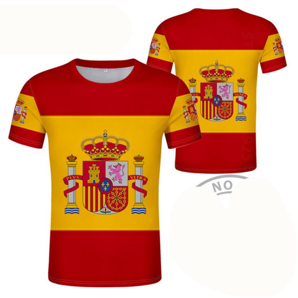 Spain Football Jersey 3D Proud - Summer Clothing In Spanish 评论和价格