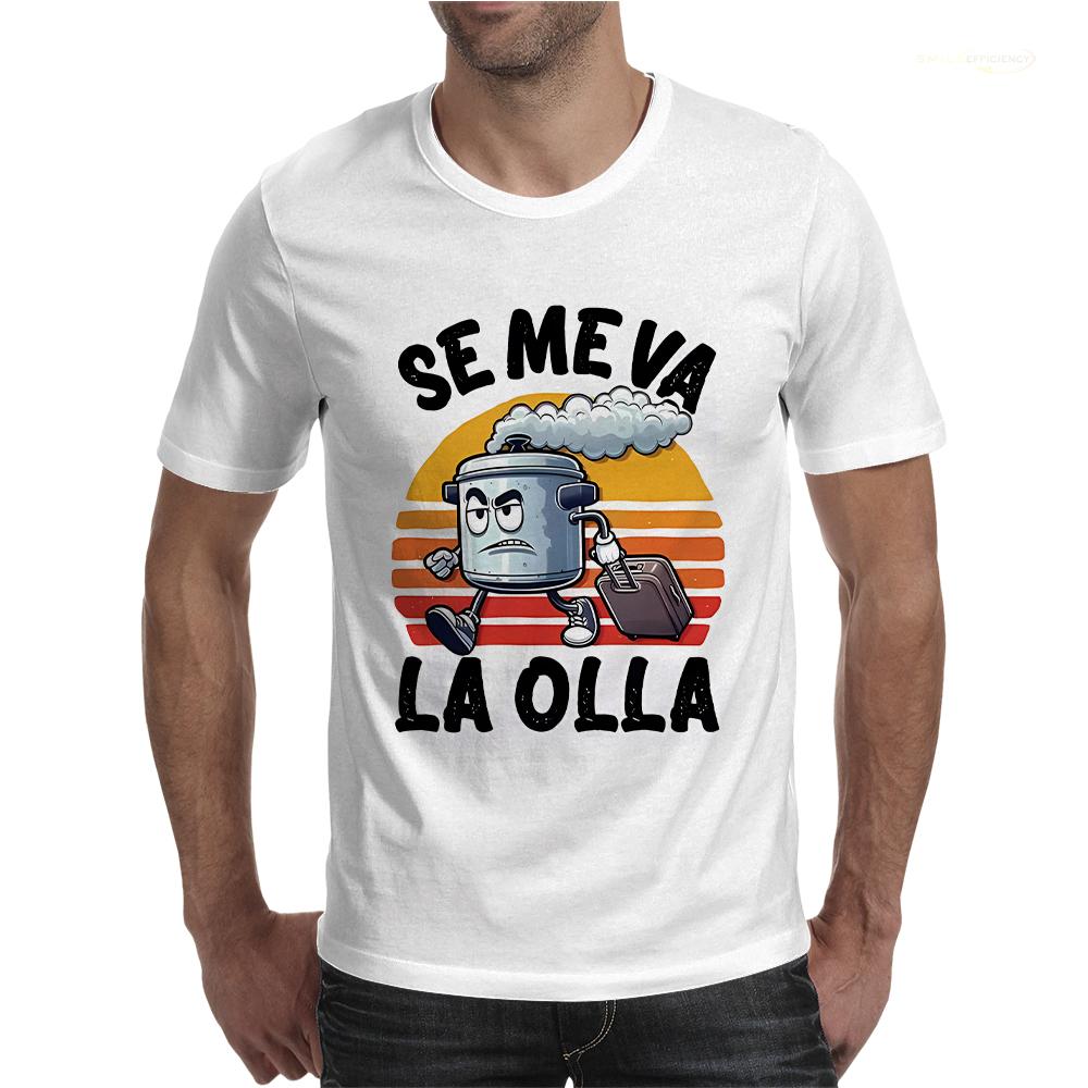 Se Me Va La Pinza Print T-Shir - Summer Clothing In Spanish 评论和价格
