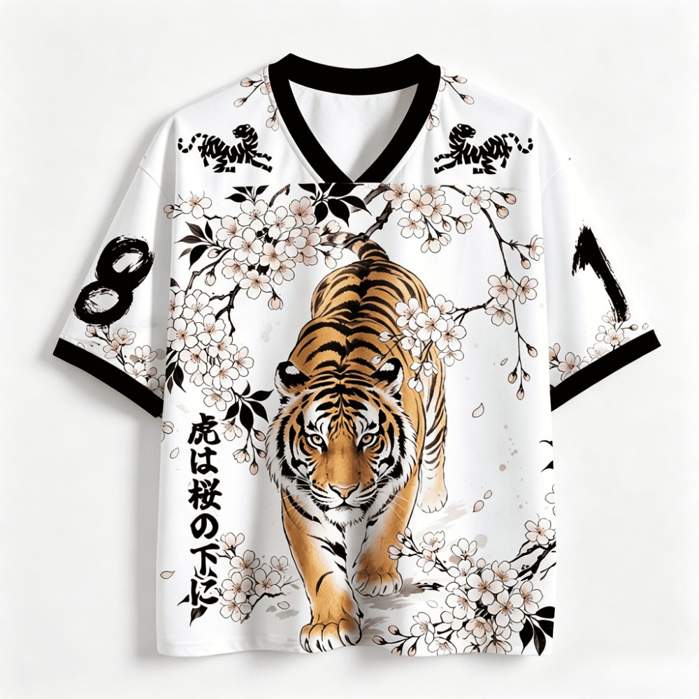 3D Print Japanese Ukiyo-e Tige - Japanese Summer Clothing Men 评论和价格