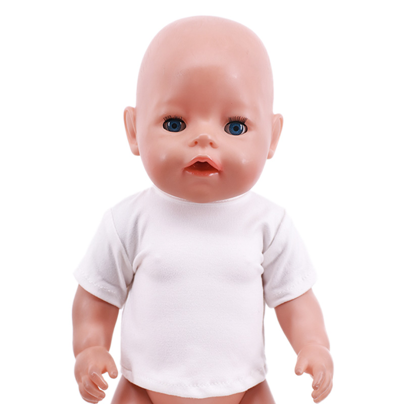 Doll Clothes Summer T-shirt Pu - Summer Clothing Newborn 评论和价格