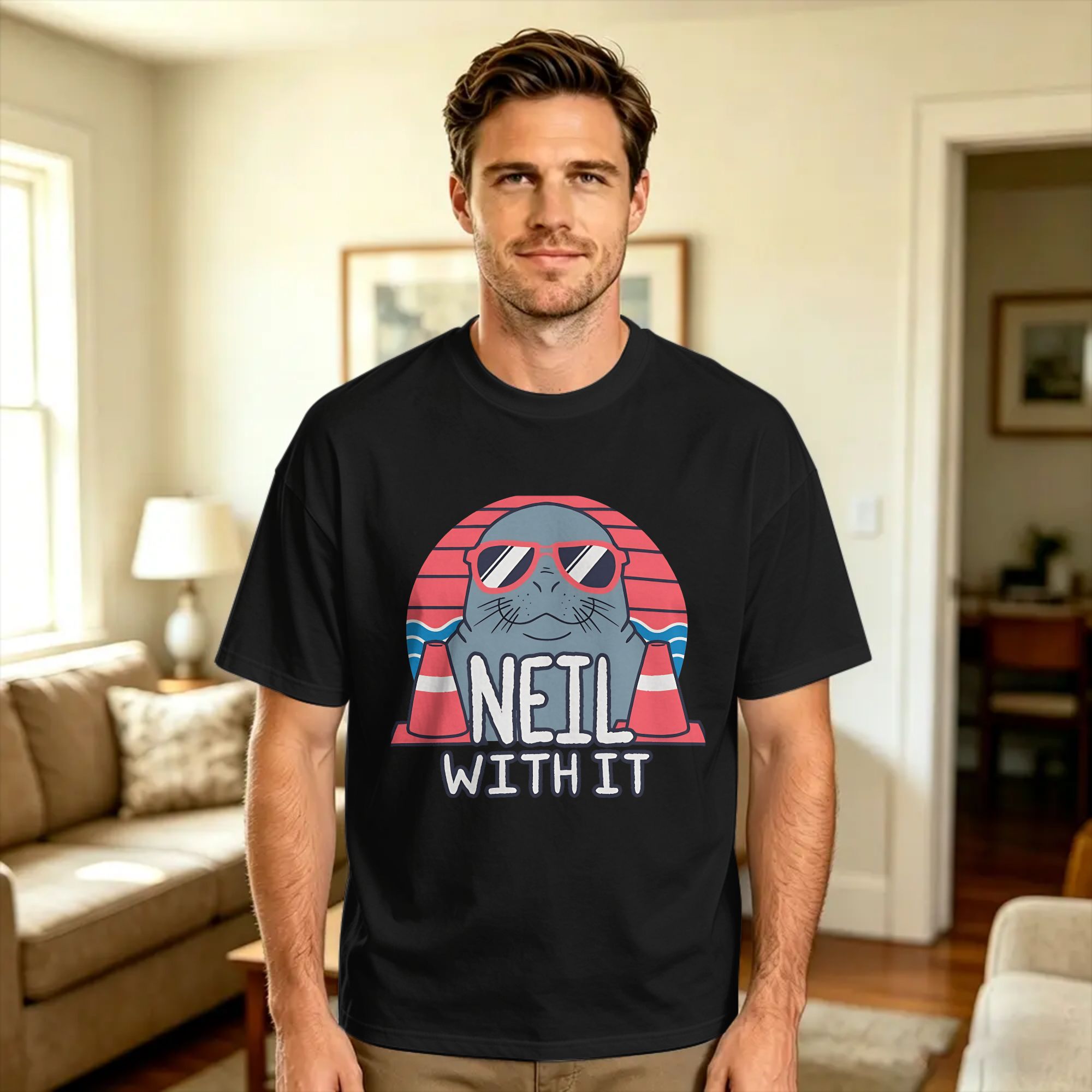 Neil the Seal Deal With It T-S - Summer Clothing Deals 评论和价格