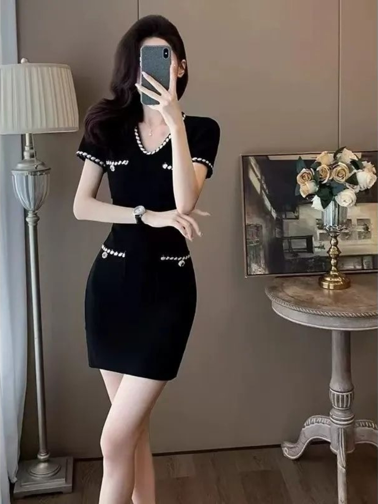 2026 Summer Black Dress with C - Summer Clothing Colors 2026 评论和价格
