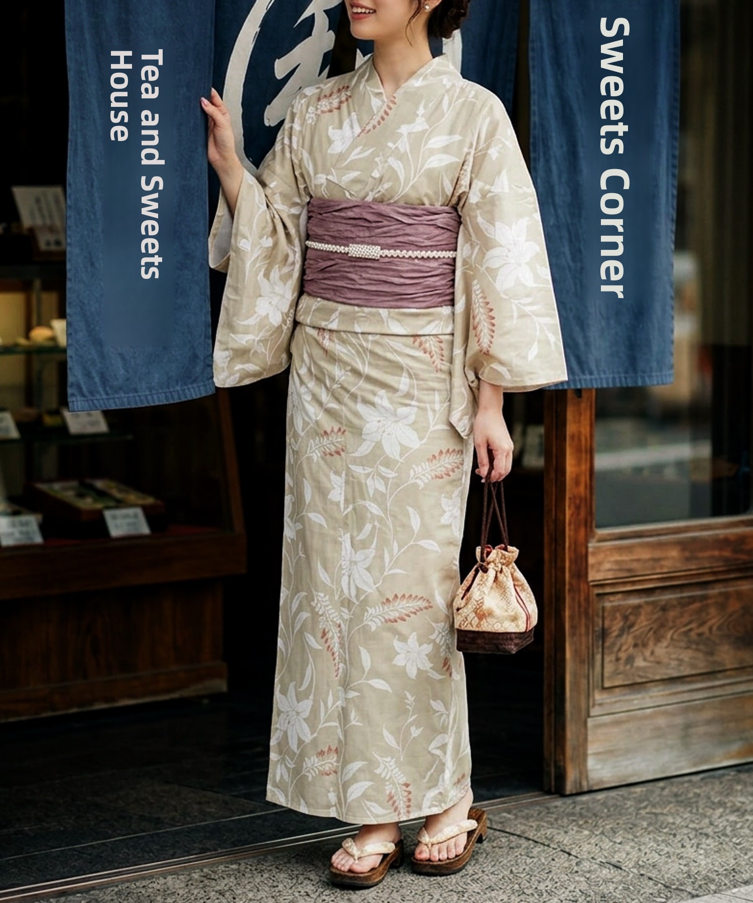 Traditional Yukata Kimono Cott - Summer Clothing Girl 评论和价格