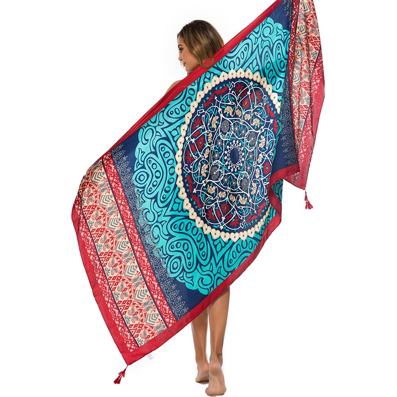 2018 New 90x180cm Twill cotton - Sarong Pareo Wrap 评论和价格