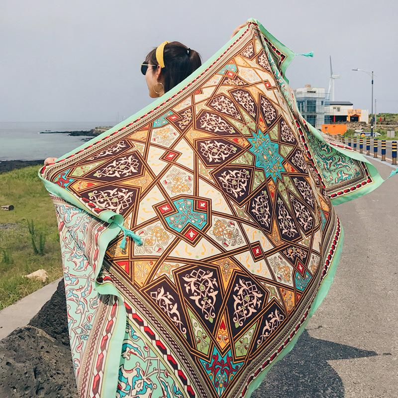 2018 New 90x180cm Twill cotton - Sarong Pareo Wrap 评论和价格