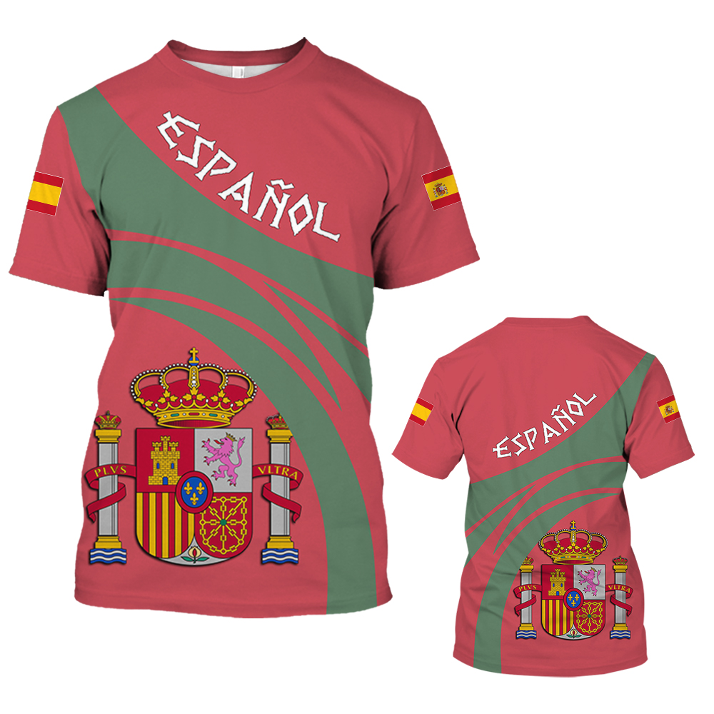 2026VintageSpain T-shirt for 3 - Summer Clothing In Spanish 评论和价格