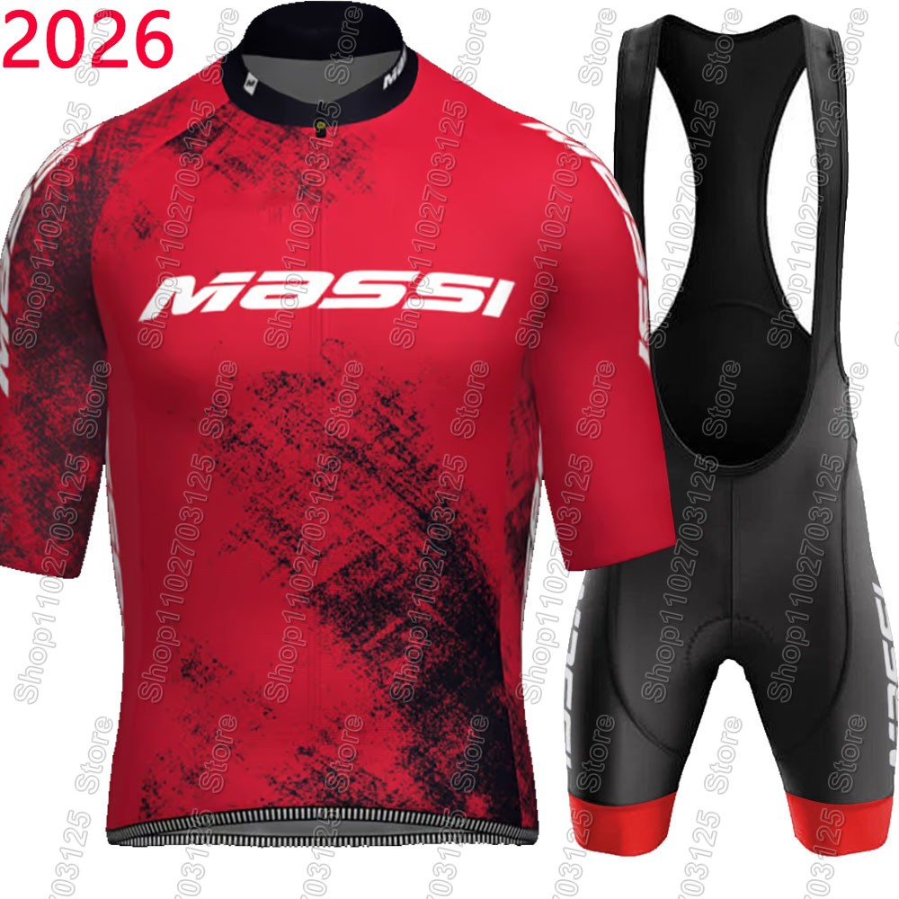Massi 2026 Team Cycling Jersey - Summer Clothing In Spanish 评论和价格