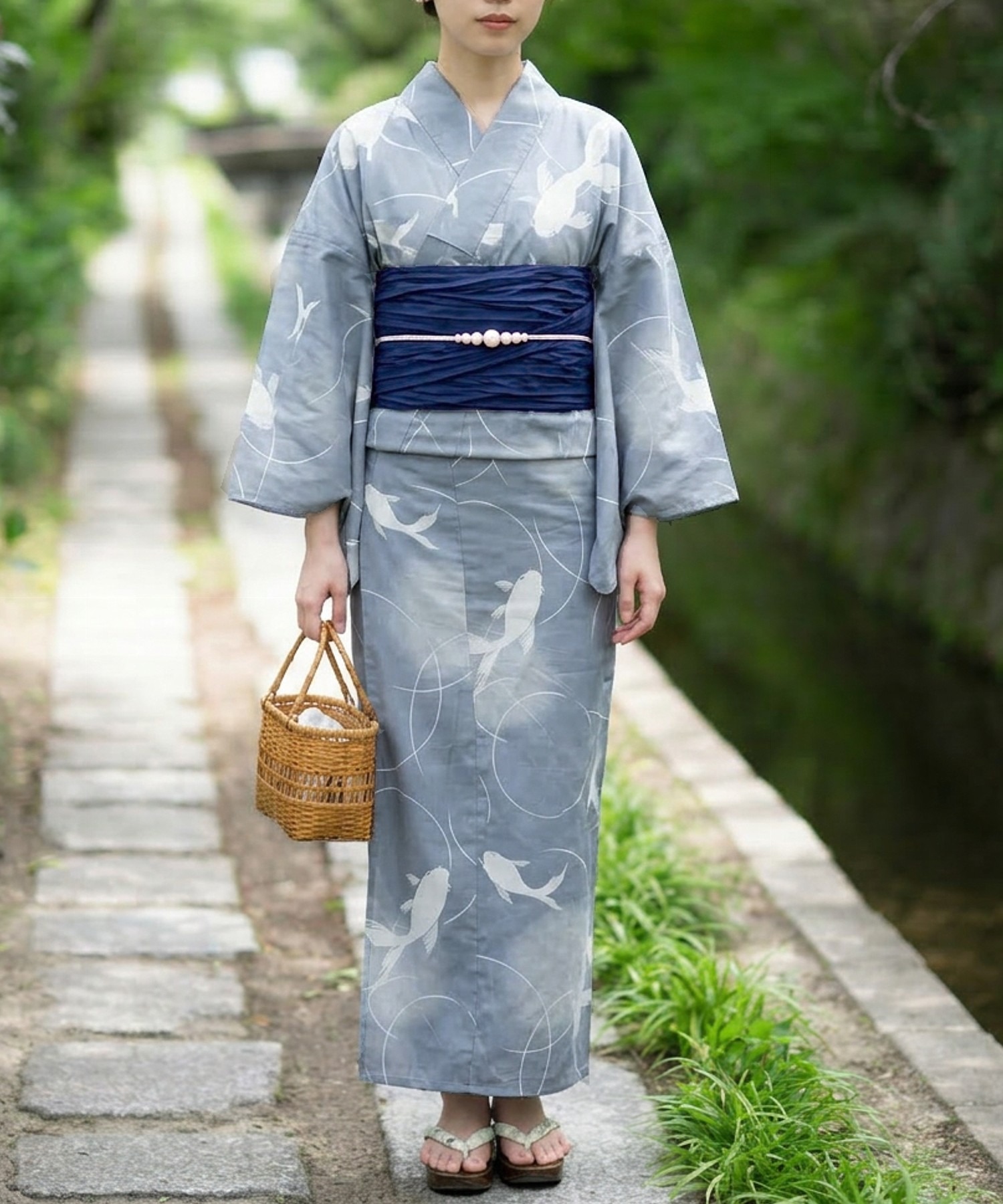 Traditional Yukata Kimono Cott - Summer Clothing Girl 评论和价格