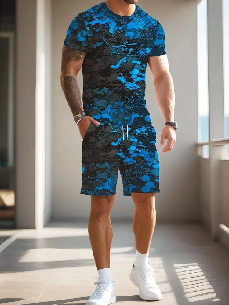 2 Piece Summer Casual Everyday - Beach Shirt Hawaiian 评论和价格