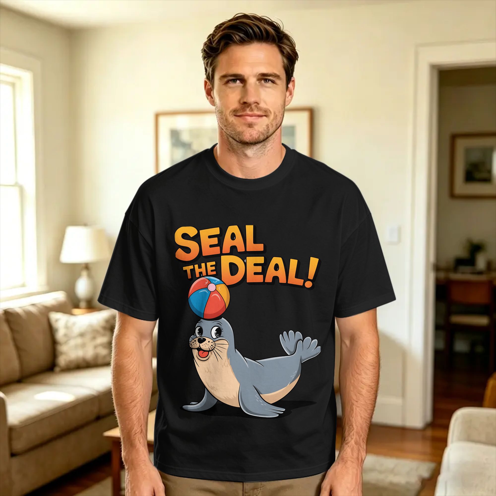 Seal The Deal T-Shirt  Hippie  - Summer Clothing Deals 评论和价格