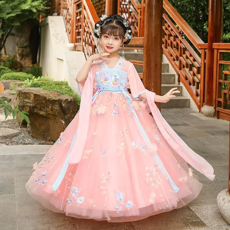 Summer Children Hanfu Dresses  - Summer Clothing Baby Girl 评论和价格